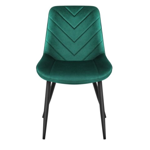 Krzesło welurowe Prince 3.0 Green