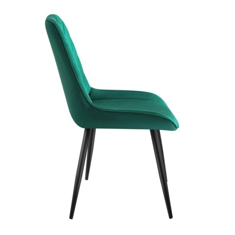 Krzesło welurowe Prince 3.0 Green