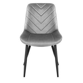 Krzesło welurowe Prince 3.0 Grey