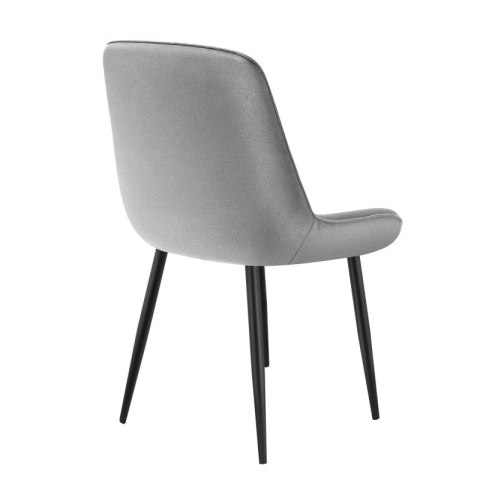 Krzesło welurowe Prince 3.0 Grey