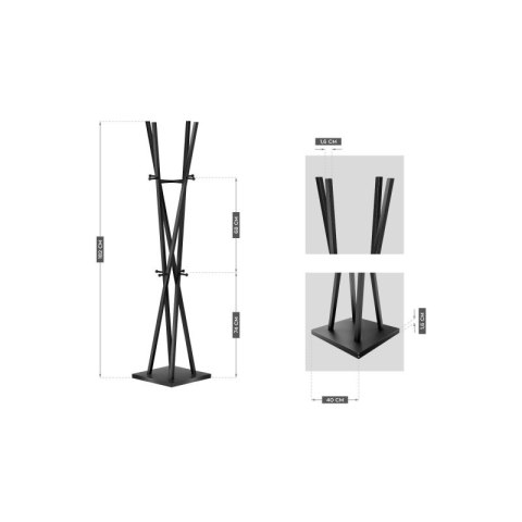 Wieszak na ubrania Host 5.0 Black