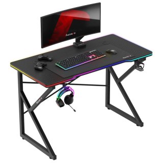 Biurko gamingowe Hero 1.7 RGB Black 120 cm