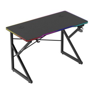 Biurko gamingowe Hero 1.7 RGB Black 120 cm