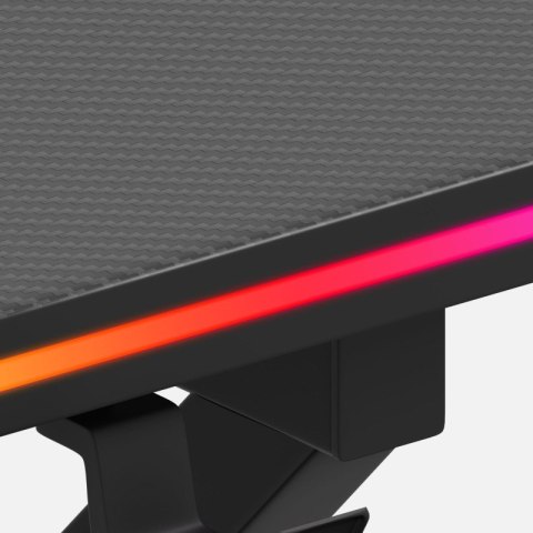 Biurko gamingowe Hero 1.7 RGB Black 120 cm