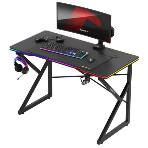 Biurko gamingowe Hero 1.7 RGB Black 120 cm