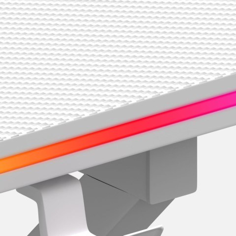 Biurko gamingowe Hero 1.7 RGB White 120 cm