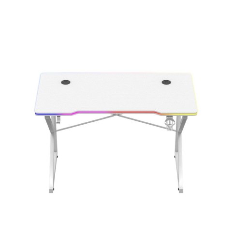 Biurko gamingowe Hero 1.7 RGB White 120 cm