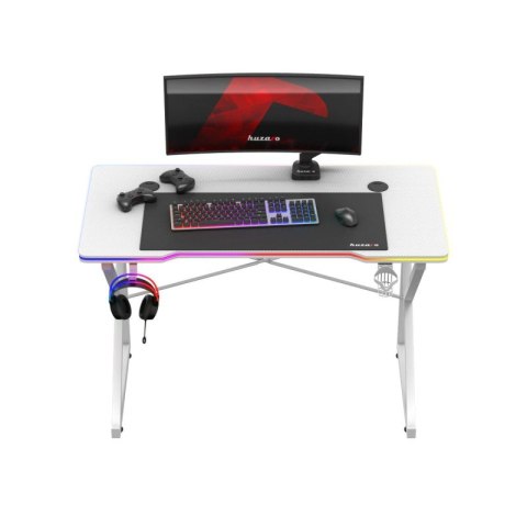 Biurko gamingowe Hero 1.7 RGB White 120 cm