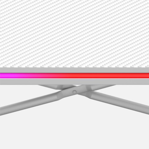 Biurko gamingowe Hero 1.7 RGB White 120 cm