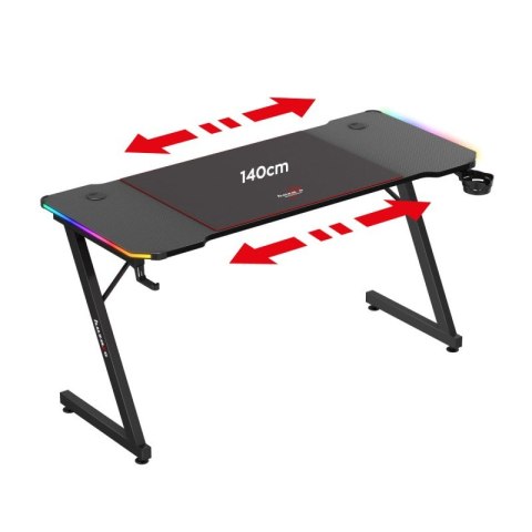 Biurko gamingowe Hero 3.3 RGB 140 cm