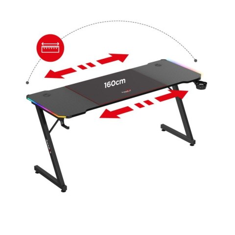 Biurko gamingowe Hero 4.8 RGB 160 cm