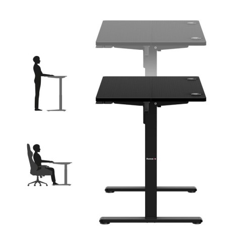 Biurko gamingowe elektryczne Hero 7.9 Black 100 cm
