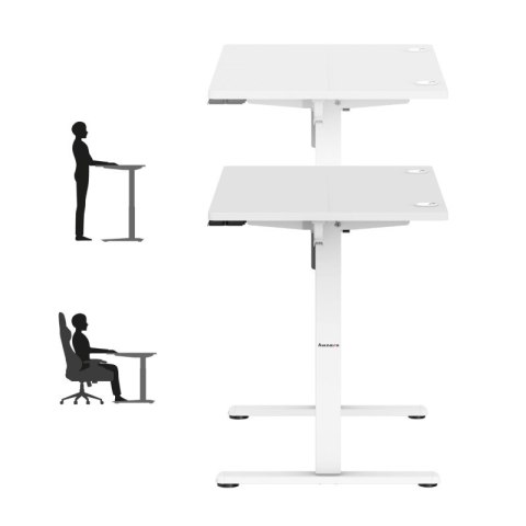 Biurko gamingowe elektryczne Hero 7.9 White 100 cm