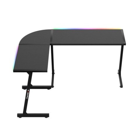 Biurko gamingowe narożne Hero 6.0 RGB Black 147 cm