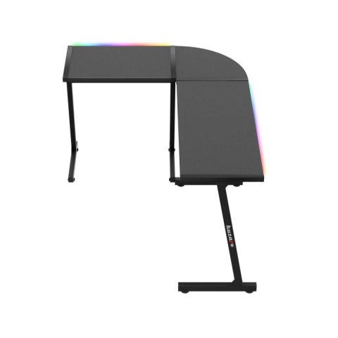 Biurko gamingowe narożne Hero 6.0 RGB Black 147 cm