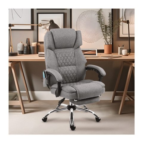 Fotel biurowy z masażem Boss 6.0 Grey