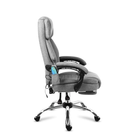 Fotel biurowy z masażem Boss 6.0 Grey
