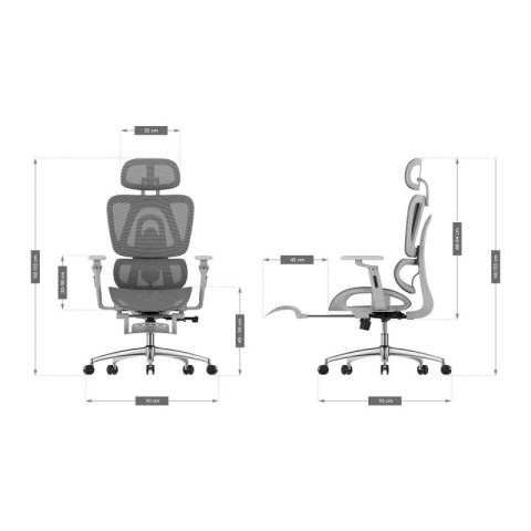 Fotel ergonomiczny Expert 7.9 Grey