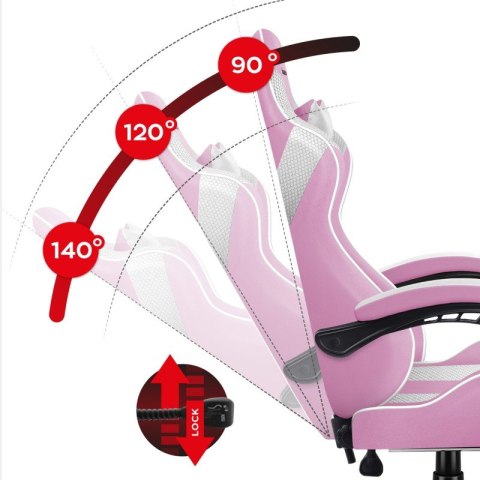 Fotel gamingowy Force 4.7 Pink Mesh