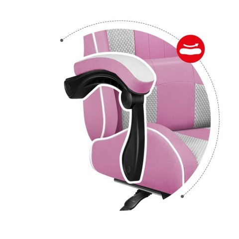 Fotel gamingowy Force 4.7 Pink Mesh