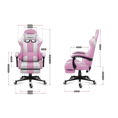 Fotel gamingowy Force 4.7 Pink Mesh
