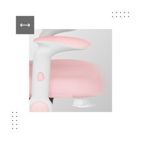 Fotel obrotowy dla dziecka Junior 5.0 Pink