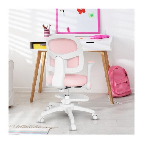 Fotel obrotowy dla dziecka Junior 5.0 Pink