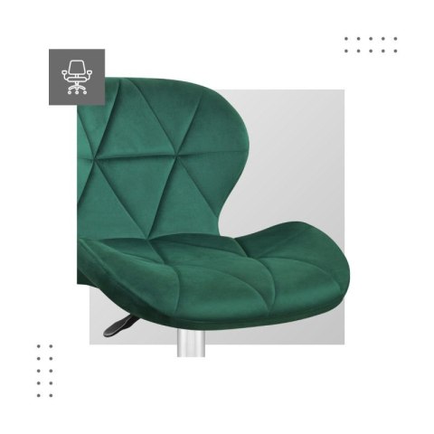 Krzesło obrotowe welurowe Future 3.0 Green Velur