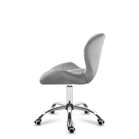 Krzesło obrotowe welurowe Future 3.0 Grey Velur