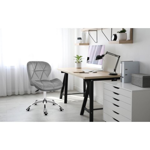 Krzesło obrotowe welurowe Future 3.0 Grey Velur