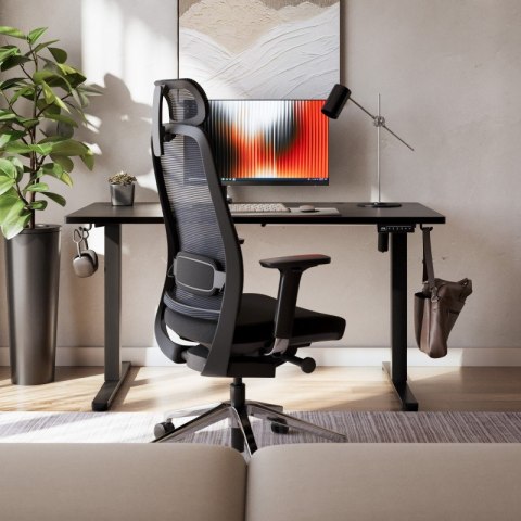 Biurko elektryczne Leader 7.3 Black 140 cm