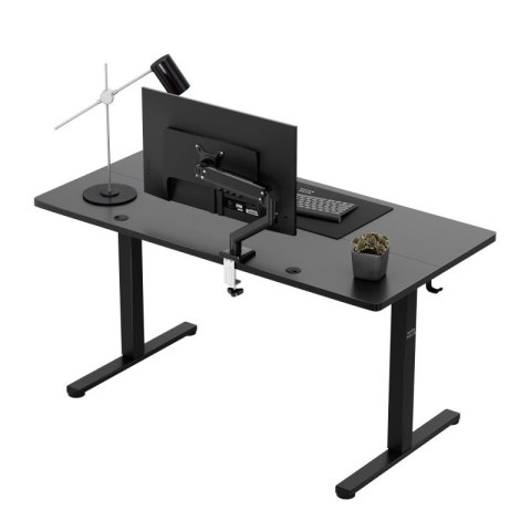Biurko elektryczne Leader 7.3 Black 140 cm