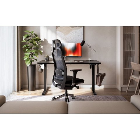 Biurko elektryczne Leader 7.3 Black 140 cm