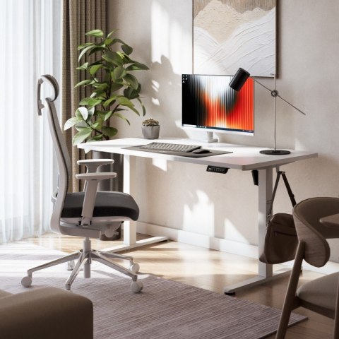 Biurko elektryczne Leader 7.3 White 140 cm