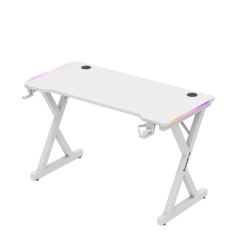 Biurko gamingowe Hero 2.3 RGB White 120 cm