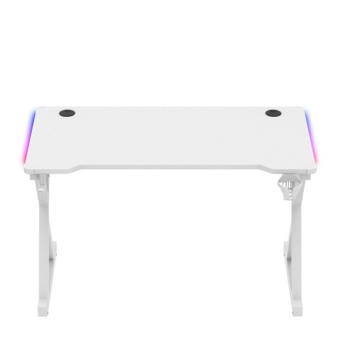 Biurko gamingowe Hero 2.3 RGB White 120 cm
