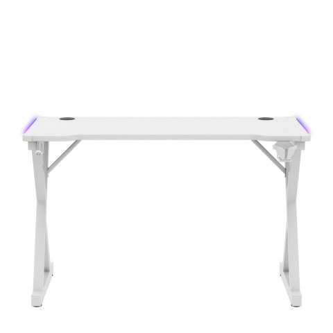 Biurko gamingowe Hero 2.3 RGB White 120 cm