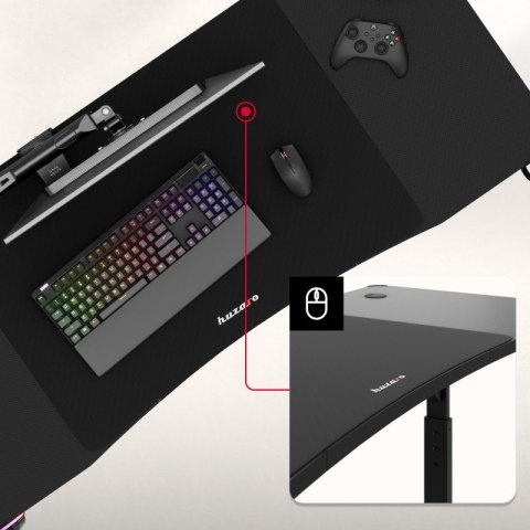 Biurko gamingowe Hero 3.6 RGB Black