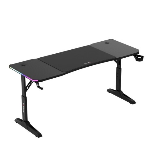 Biurko gamingowe Hero 4.6 RGB Black 160 cm