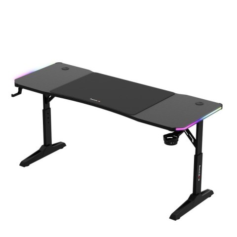 Biurko gamingowe Hero 4.6 RGB Black 160 cm