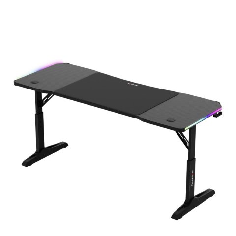 Biurko gamingowe Hero 4.6 RGB Black 160 cm