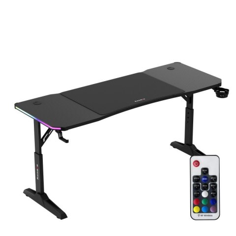 Biurko gamingowe Hero 4.6 RGB Black 160 cm