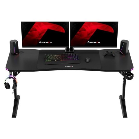 Biurko gamingowe Hero 4.6 RGB Black 160 cm
