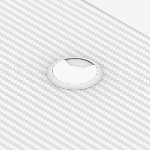Biurko gamingowe narożne z regulacją Hero 7.3 White 140 cm