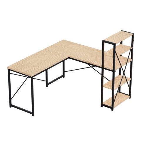 Biurko narożne z półkami Leader 5.9 Oak 145 cm