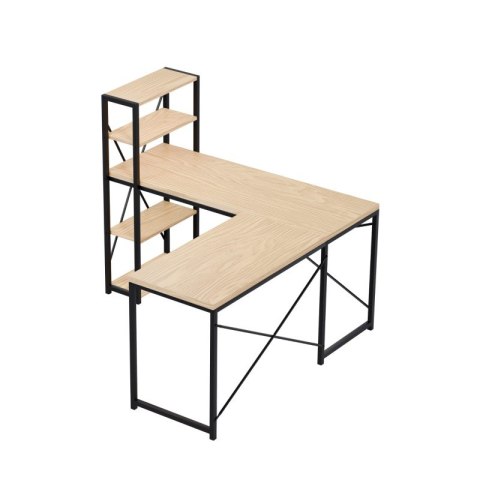 Biurko narożne z półkami Leader 5.9 Oak 145 cm