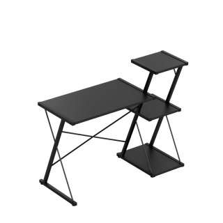 Biurko z półkami Leader 3.5 Black 116 cm
