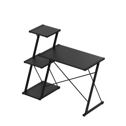 Biurko z półkami Leader 3.5 Black 116 cm