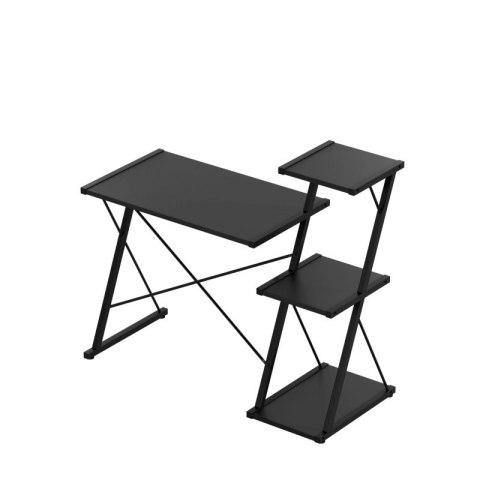 Biurko z półkami Leader 3.5 Black 116 cm