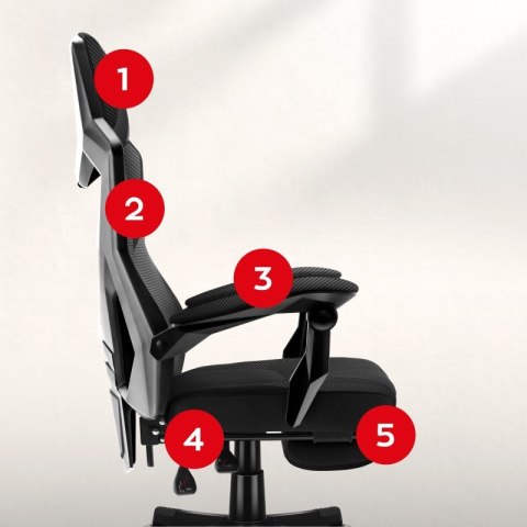 Fotel gamingowy Combat 3.1 Carbon